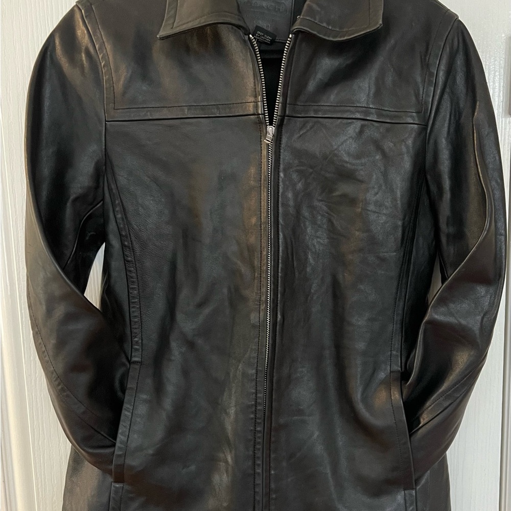 Coach Black Leather Label S